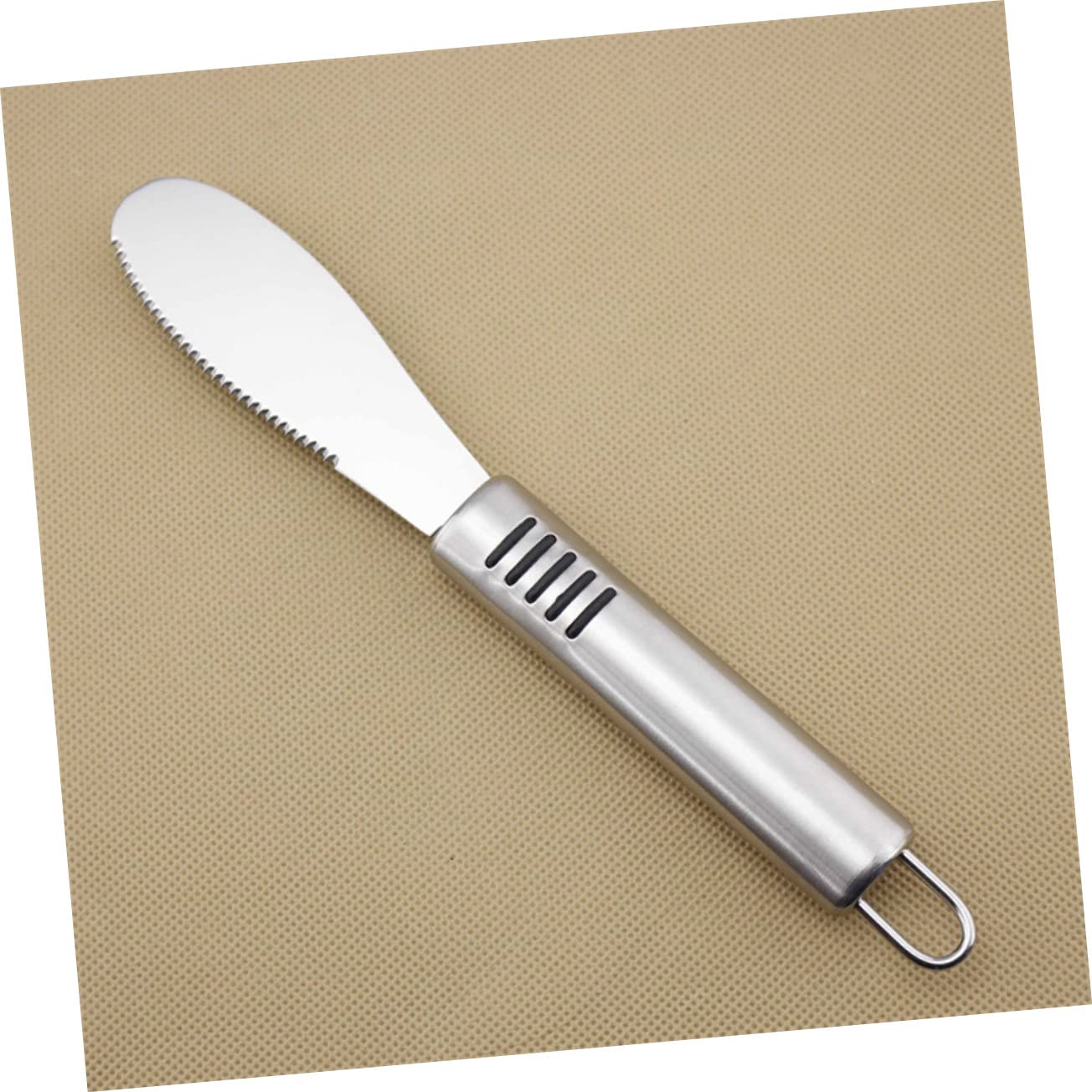 CIYODO 6-piece Stainless Steel Butter Knives Multi-use Spreaders Non-slip Handle Ideal for Cheese Butter and Jam Easy to Clean