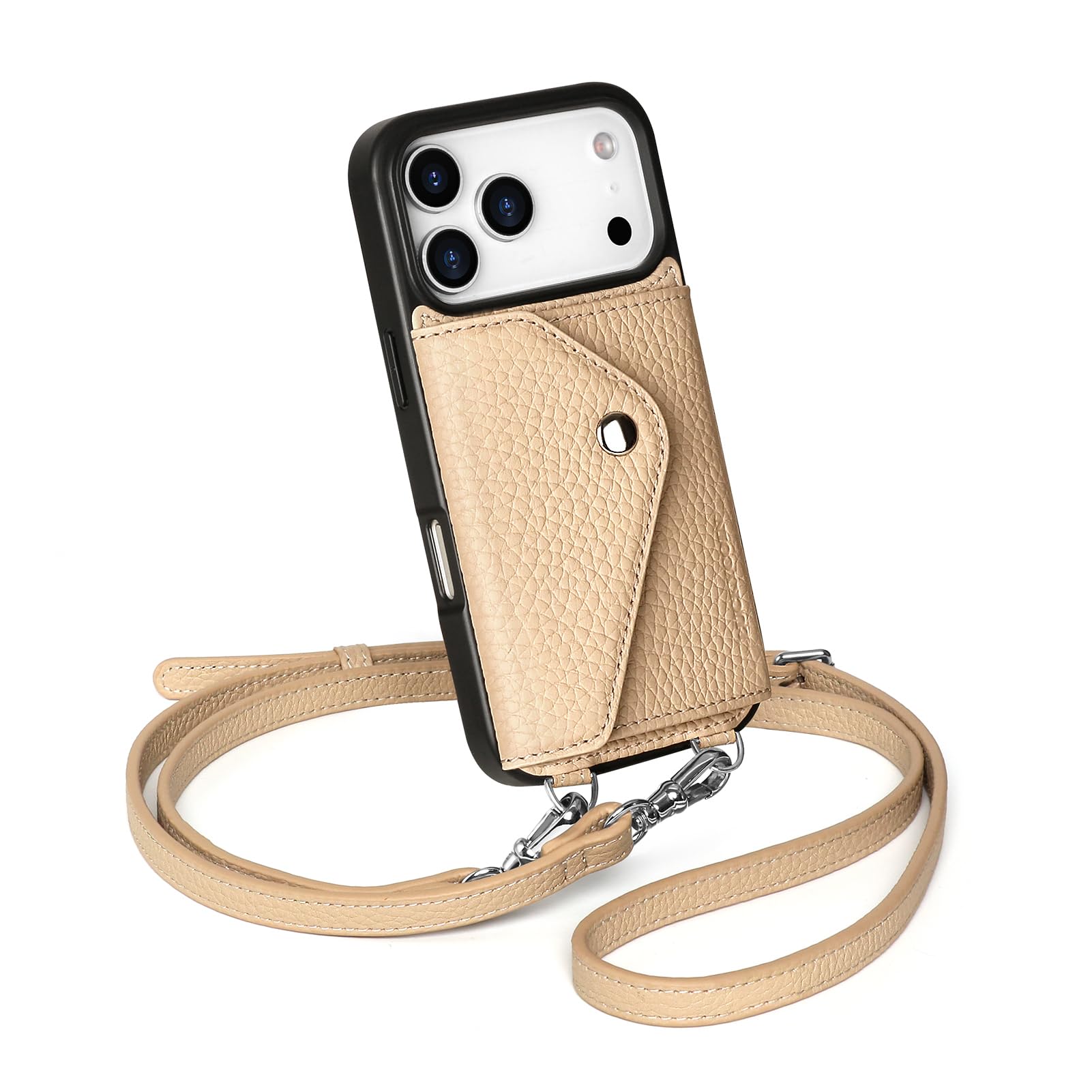 Amazon.com: LUCKYCOIN Crossbody Wallet Phone Case for iPhone 17