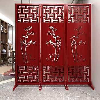 高級品■中国で購入　衝立　パーテーション 弘益 和風衝立 幅120cm 高さ101cm 桐製 天然木 （ 衝立