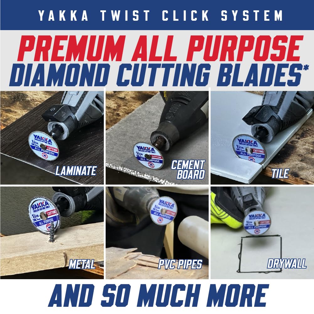 Yakka Diamond Cutting Wheel - Dremel Compatible -4 Yakka Diamond Cutting Wheel - Dremel Compatible -4