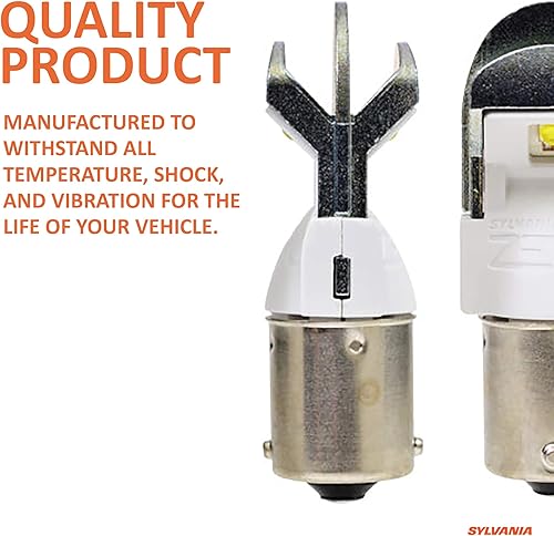 Miniatura 42 de Focos de luz LED blanca x 2 unidades, Sylvania Zevo 921 T-10 W5W, 1156, Blanco