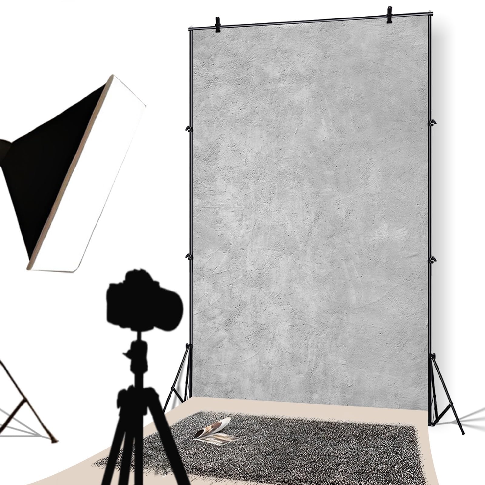 YongFoto 1,5x1m Vinile fondali fotografici Fuoco caldo Legna da ardere