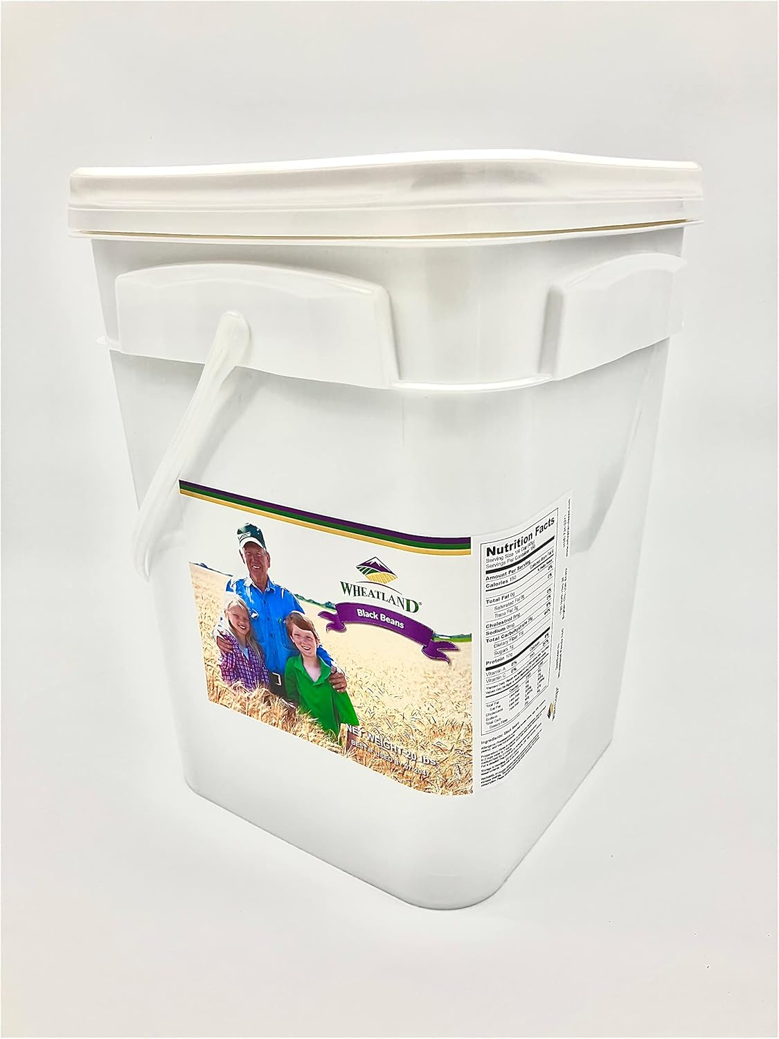 Wheatland™ Black Beans • Bulk 20lbs • Chemical Free