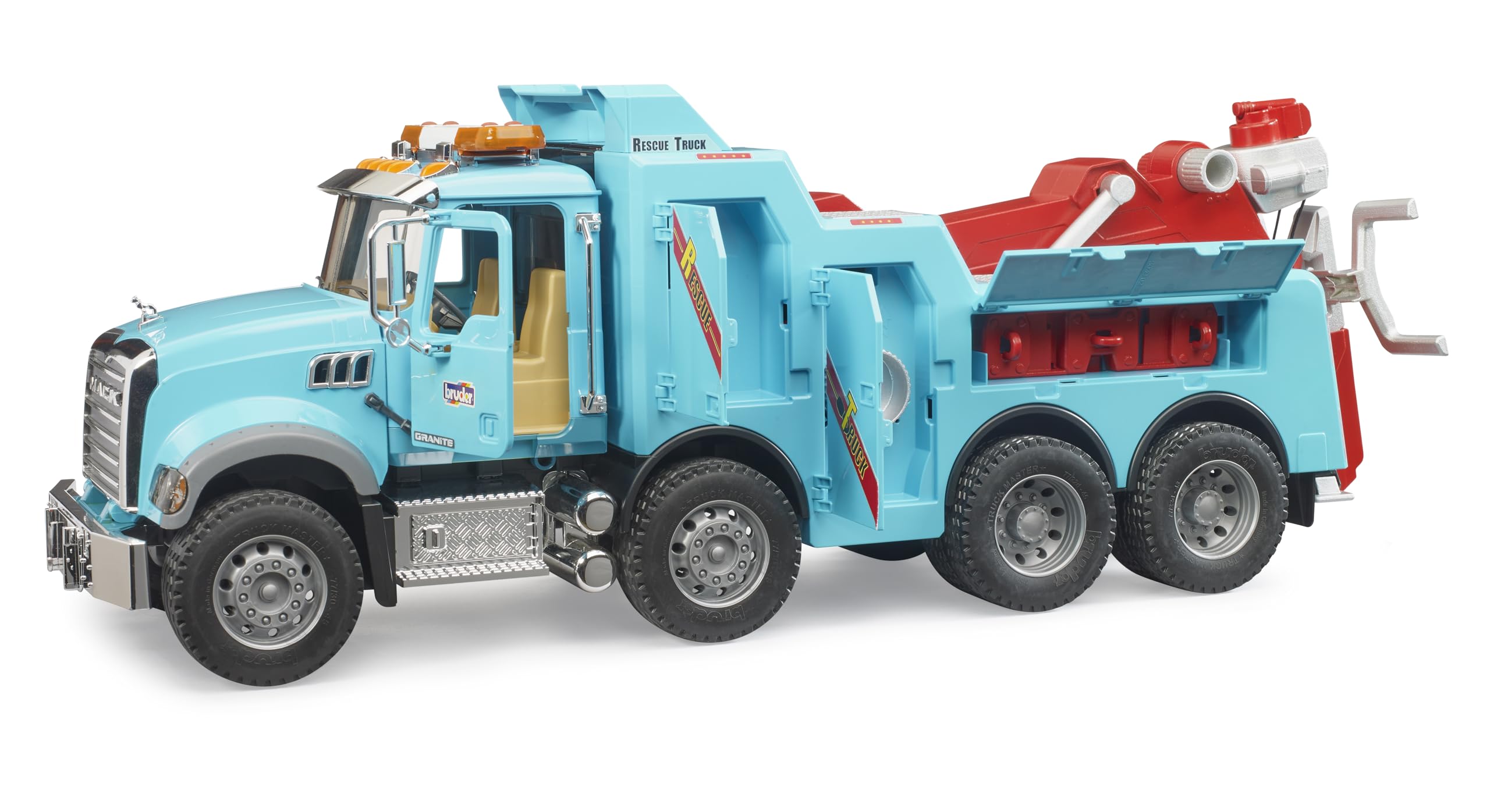 Bruder 02831 Mack Granite Heavy Tow Truck with Light and Sound