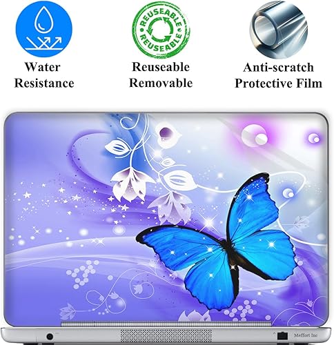 Miniatura 2 de Meffort Inc 17 17.3 Pulgadas Portátil De La Piel De La Etiqueta Engomada De La Cubierta Del Arte De La Etiqueta (Almohadilla De Muñeca Gratis) -