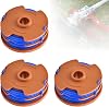Worx strimmer spool,mcgregor strimmer spool and line,Qualcast Strimmer Wire for McGregor MET6032 MET4530 MET3525 Worx 100 Worx WG119E,Double Autofeed Spools Replacement for Qualcast GT25 GGT350A1 GT30