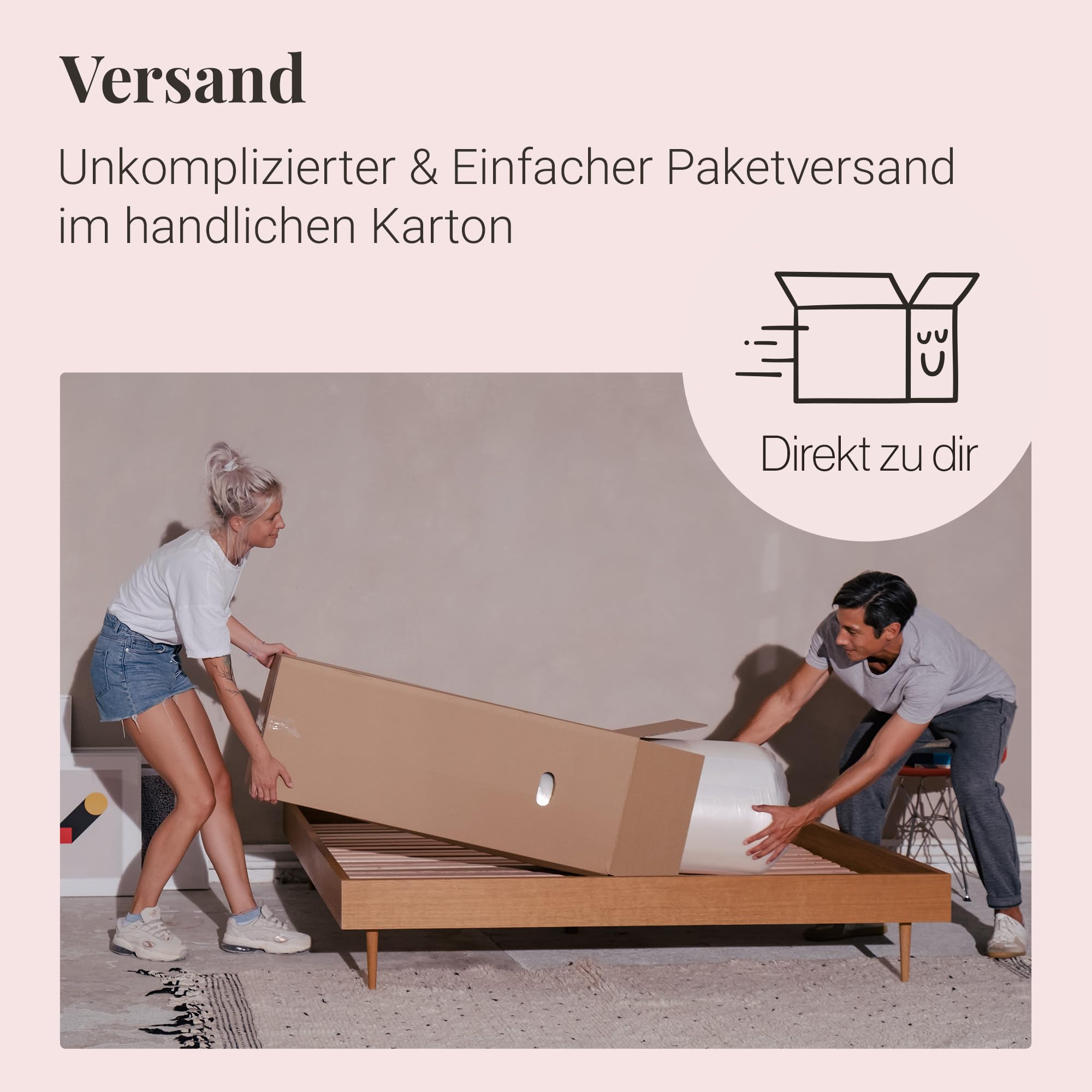 September Surmatelas Basique 70 x 140 x 6 cm – Doux – Fabriqué en Allemagne – Certifié Oeko-Tex – Lavable à 60 °C – 70 x 140 cm