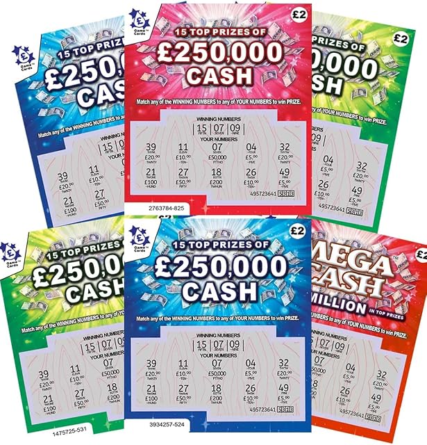That's Amazing LTD WARNING - Pack of 6 - Fake Joke Prank Scratchcards - Latest 2022 Design - Ultimate Stocking Filler - Great to put in Birthday / Xmas Cards Gift - Scratch Cards
