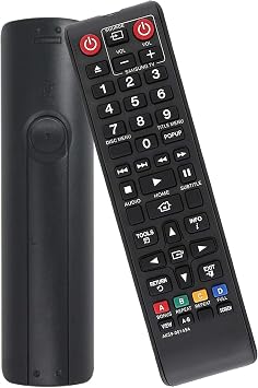 AK59-00149A Remote Control Compatible with Samsung BLU RAY DISC Player BD-FM57C BD-HM59 BD-HM59 BD-J5700 BD-J5100 BD-ES5000 BD-ES5300 BD-F5100