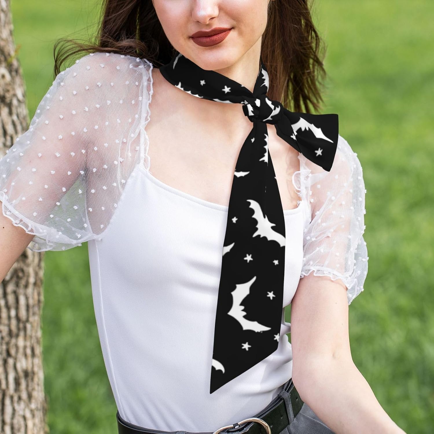 Purse Scarf Handbags for Women Scarfs Bags image 4