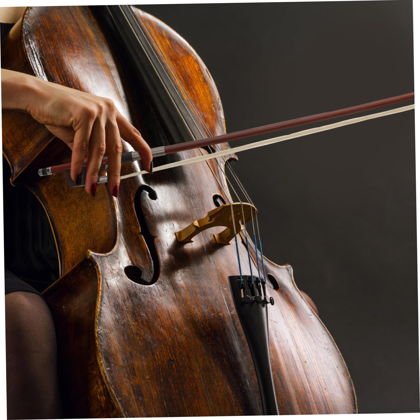 Cellobogen aus Kunsthaar für Violoncello Ausbalanciert und Angenehm in Hand 1 Ersatzbogen für Anfänger und Schüler