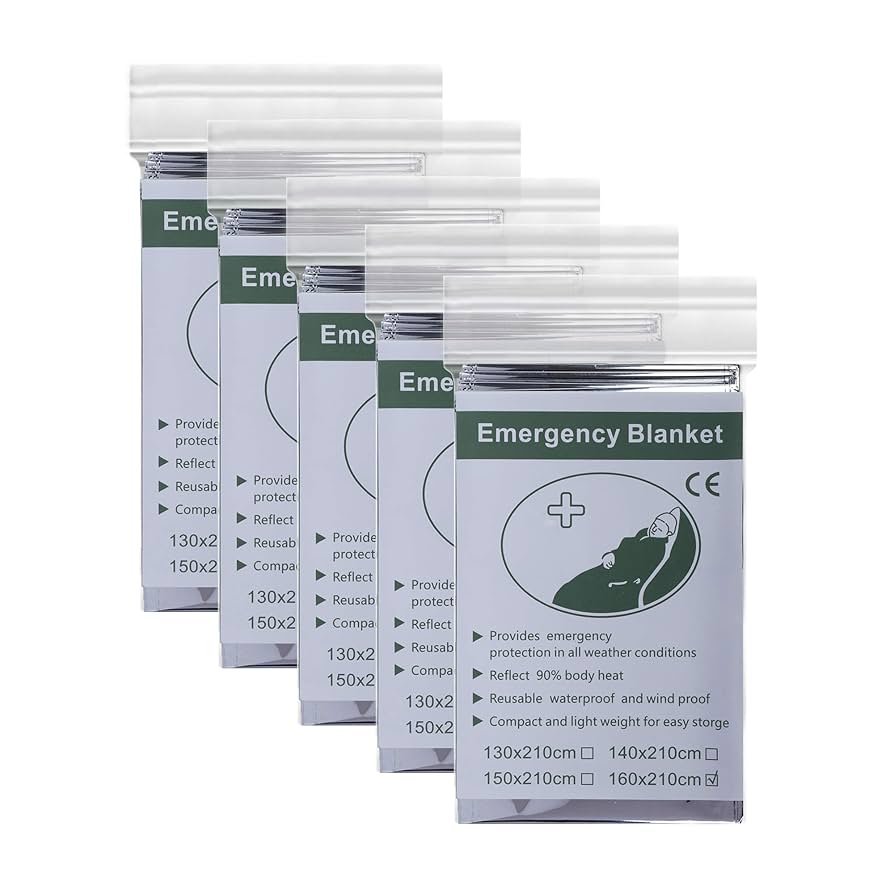 2 Coperte Termiche Di Sopravvivenza 160x210cm - Emergenza Outdoor E Trekking - Foto 5
