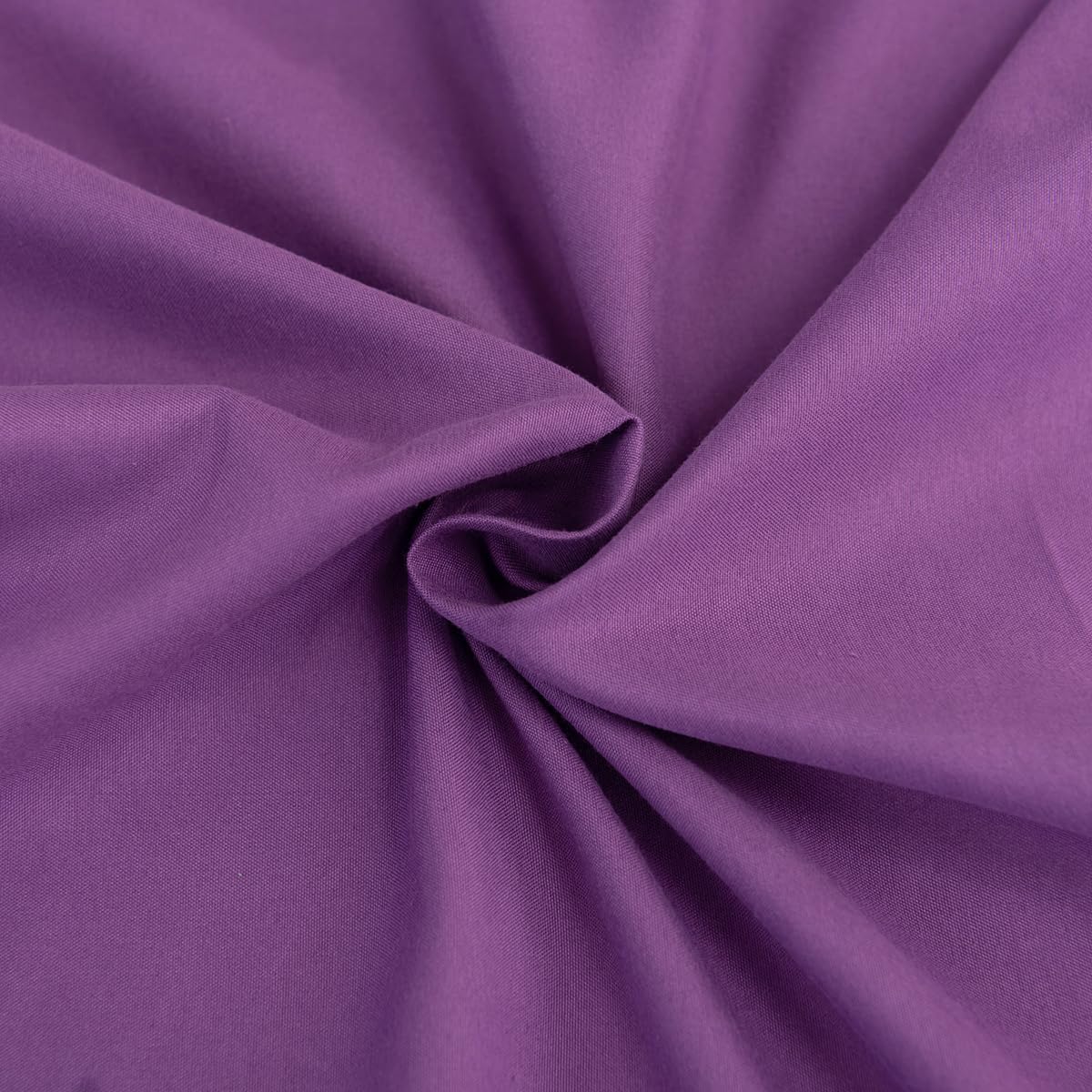 Ruffled Bed Skirt, Split Corners, 14 Inch Drop, Full Size, Grape