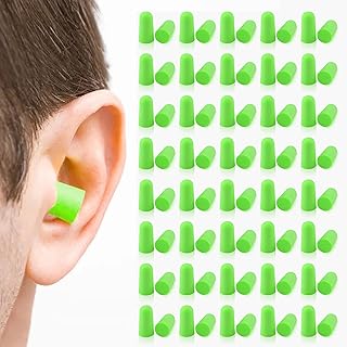 Ear Plugs for Sleeping Noise Cancelling, 40 Pairs Soft Foam Earplugs 38dB Highest SNR, Noise Reduction Earbuds for Snoring Studying Concert（Green)
