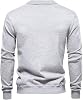 Cárdigan de botones para hombre, suave y cómodo, cuello en V, tejido, ajuste delgado, liso, camisa chaqueta casual 7