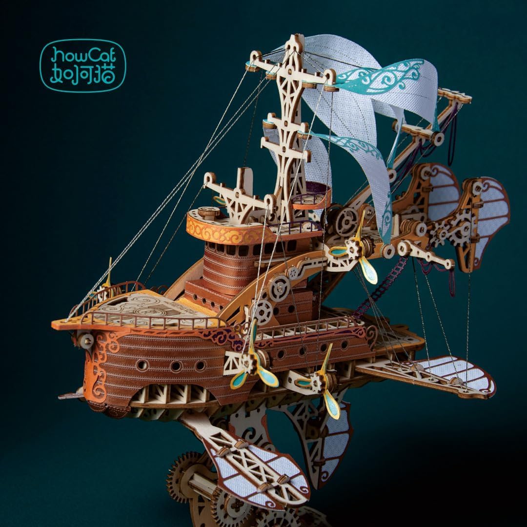 dremi DIMENSION-3D USEDジャンク 80 Days Ship Around the World 3D Jigsaw Puzzles for Adults and