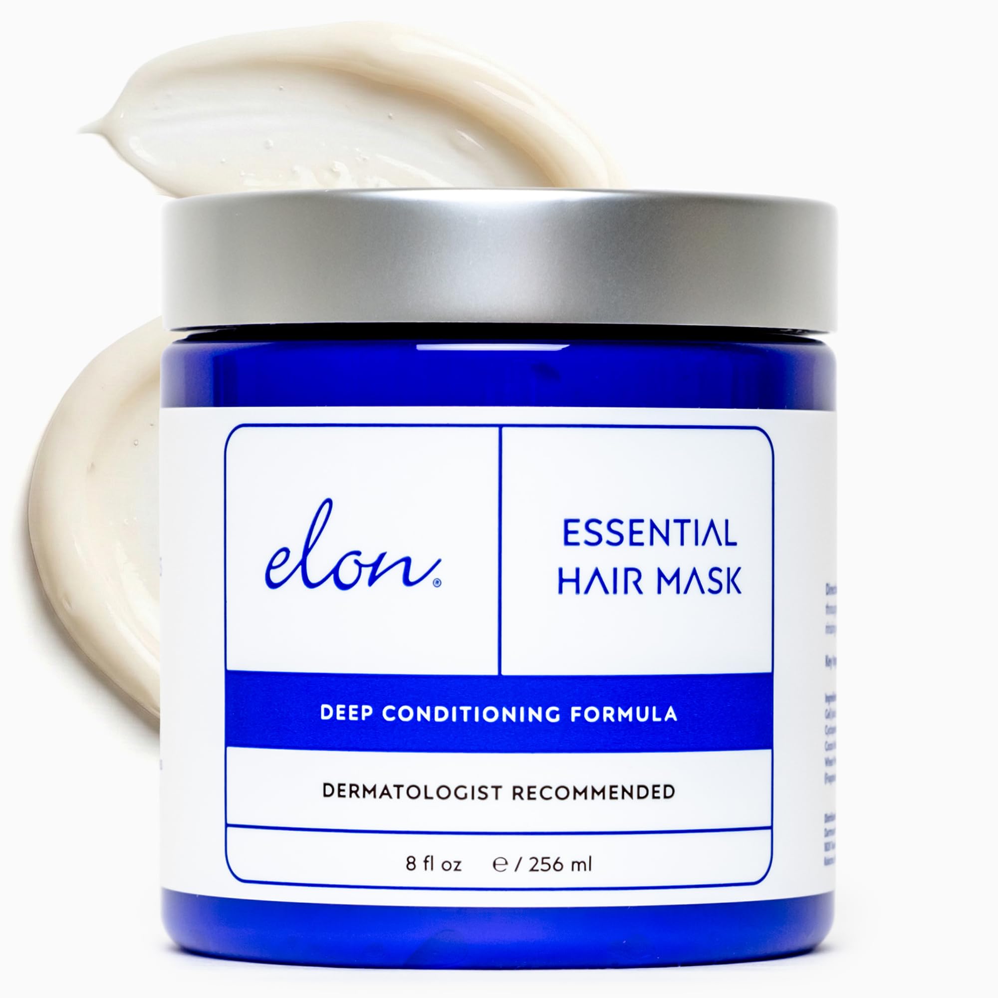 Essentials Deep Conditioning Hair Mask – w/Shea Butter, Biotin, Argan & Coconut Oil – Hydrating & Conditioning for Dry Damaged Hair to Restore Shine & Silkiness (8 oz)
