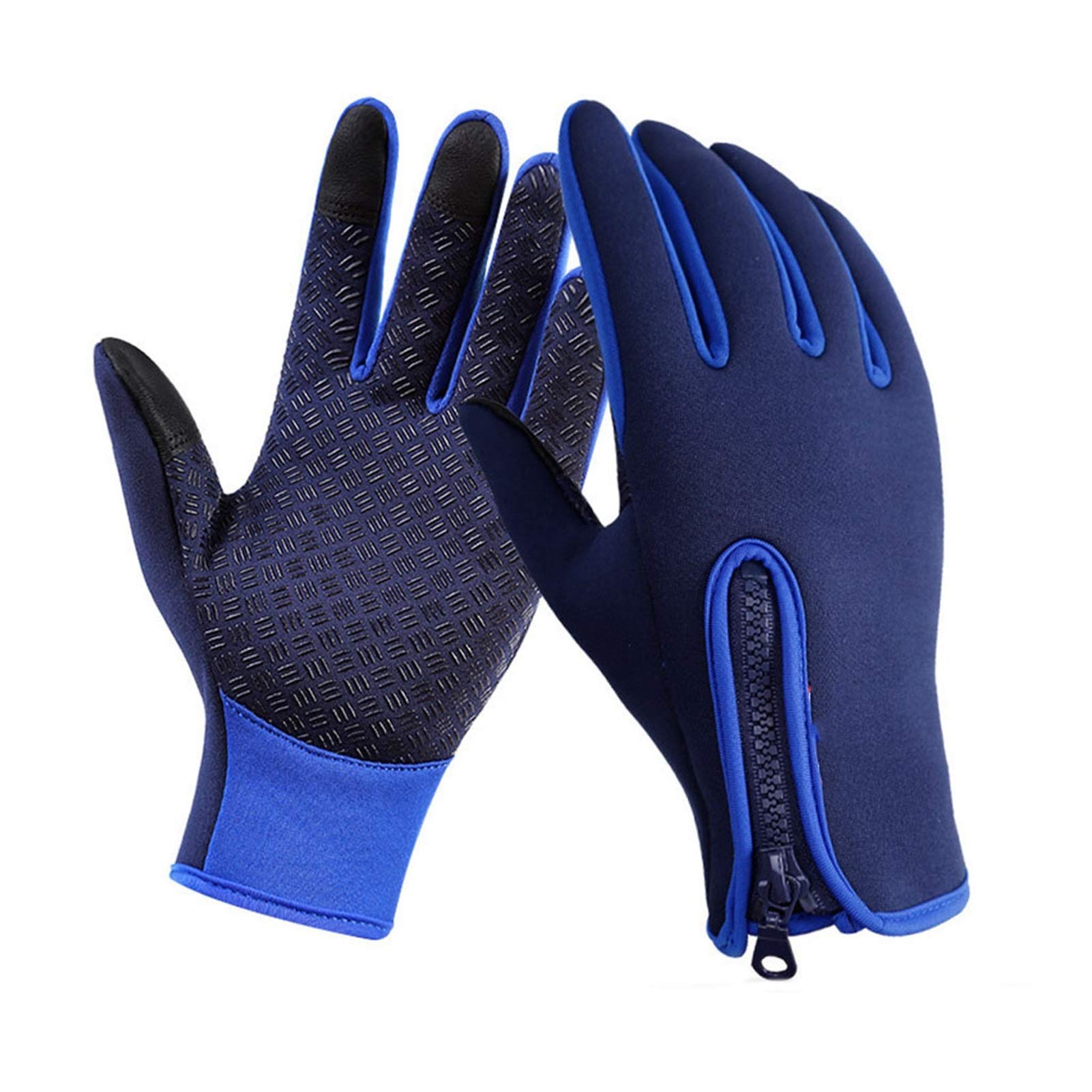 Skihandschoenen Waterdichte Winter Warme Vissende Handschoenen Touchscreen Sneeuw Ski Handschoenen Snowboard Handschoenen Motorfiets Rijden Winter Windstopper Handschoen (Kleur: Zwart, Maat: S