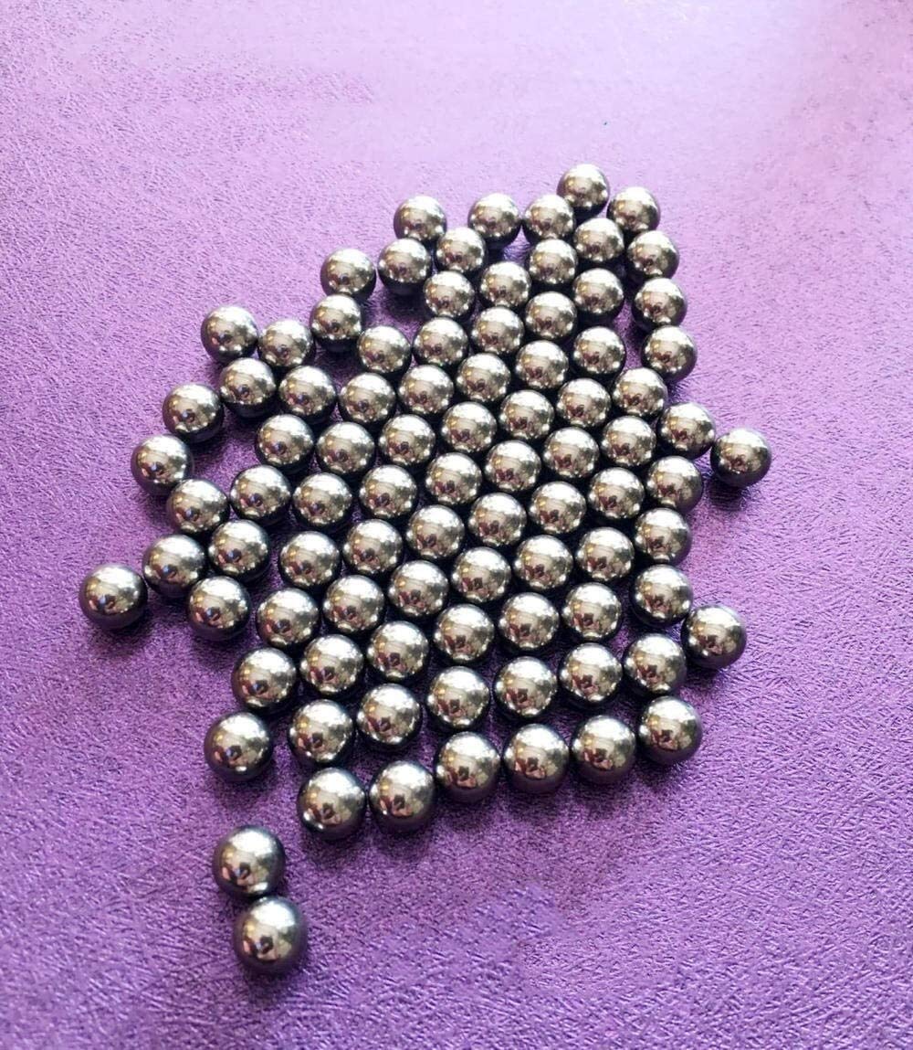 4 Bolas De Acero Blando 2 Pulgadas - Perforables, Marca Ballbaron, USA