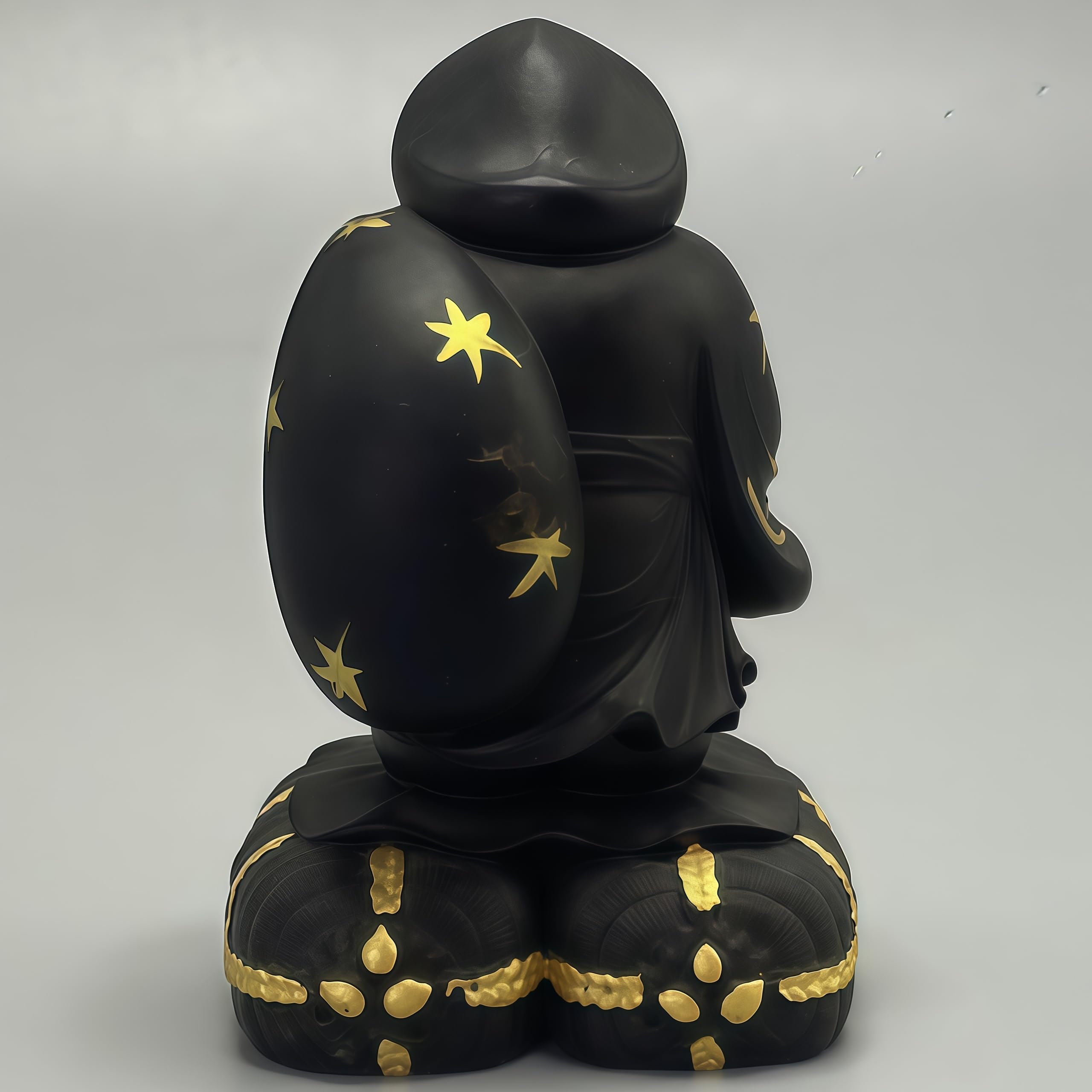Amazon.co.jp: ツゲの木彫り 大黒天 恵比寿 仏像 高さ6cm 財神 開運
