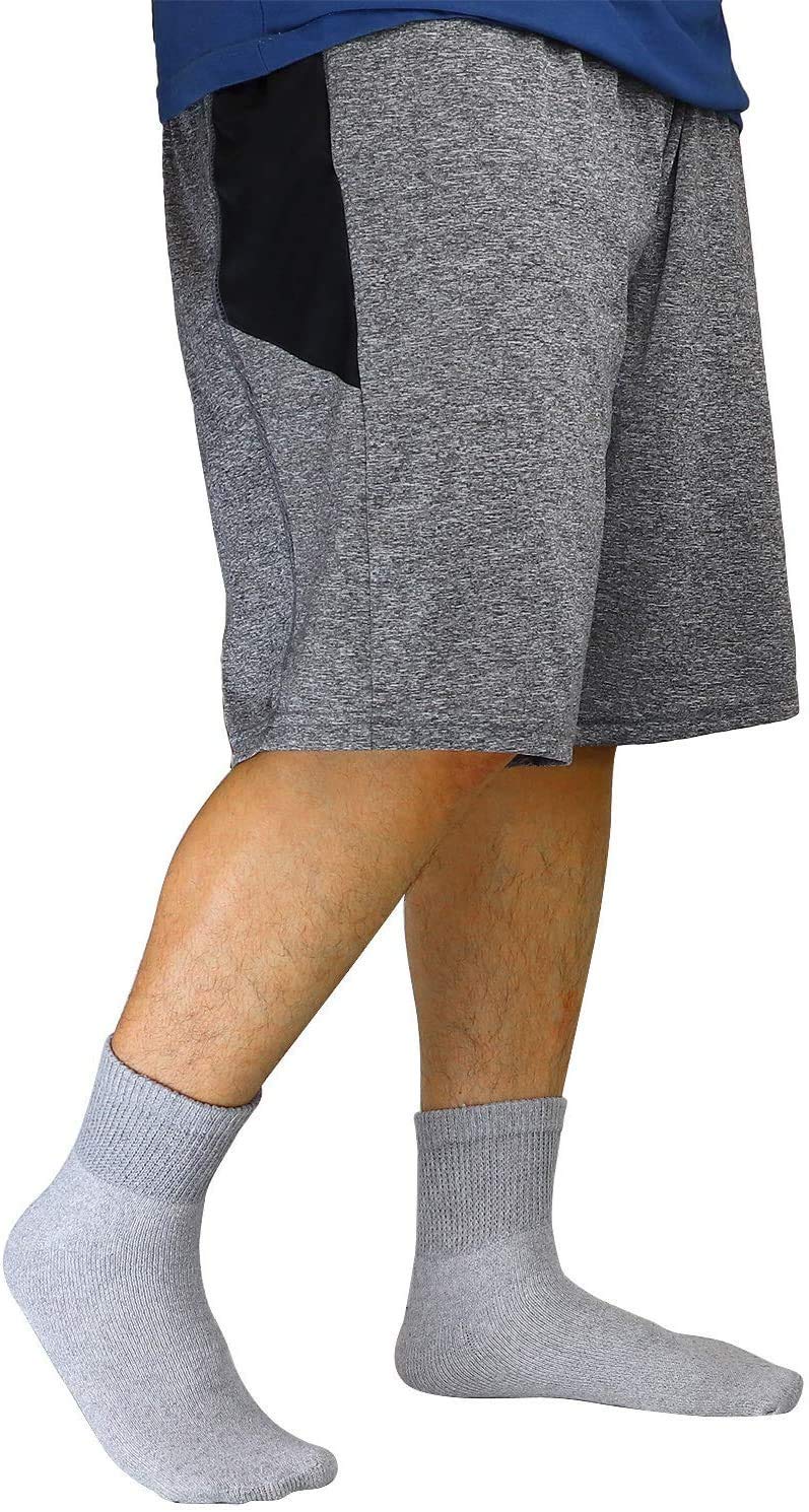 Falari Lot de 12 paires de chaussettes pour diabétiques approuvées par les médecins - Non contraignantes - Coupe ample