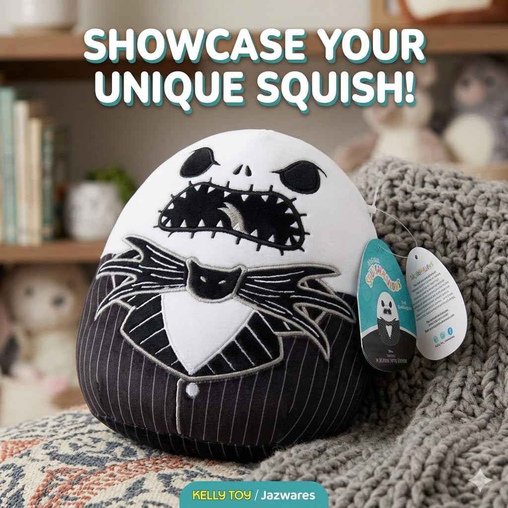 Amazon.co.jp: Squishmallow 8インチ ディズニー ハロウィン ジャック