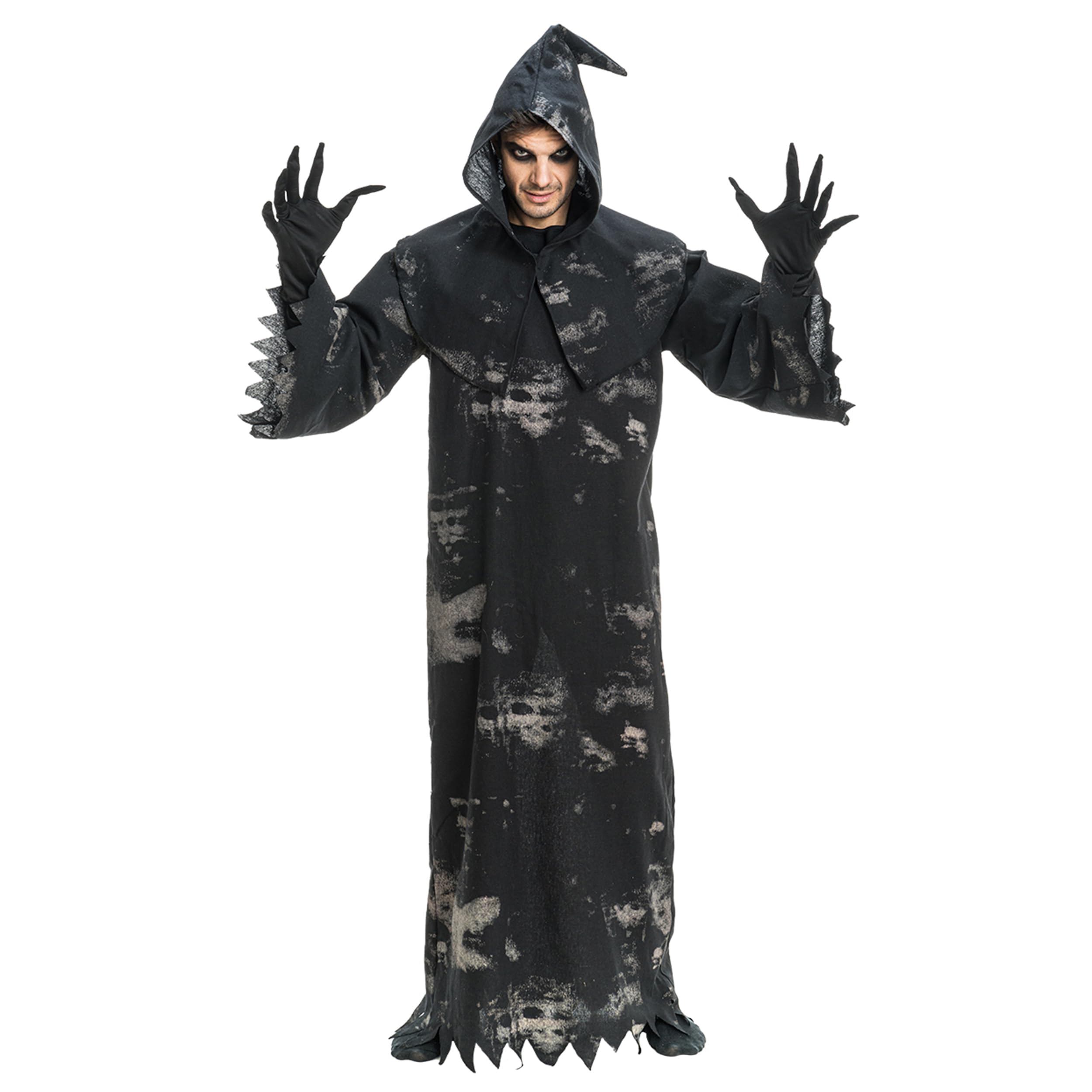 Chaks H4270L Soul Slaughterer Costume, Solid, Black, L