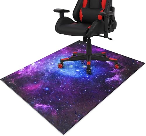Tapete para silla de juegos para alfombra de suelo de madera dura, alfombra de juegos de 36 x 48 pulgadas para sala de juegos, alfombra