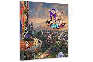 Thomas Kinkade "Aladdin" 14 x 14 Gallery-Wrapped Canvas