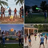 Vista 8 de Wave Runner Balón de fútbol LED impermeable que brilla en la oscuridad para niños, adolescentes y adultos - Fútbol iluminado incluye bomba