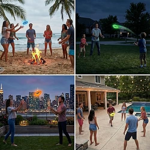 Miniatura 8 de Wave Runner Balón de fútbol LED impermeable que brilla en la oscuridad para niños, adolescentes y adultos - Fútbol iluminado incluye bomba