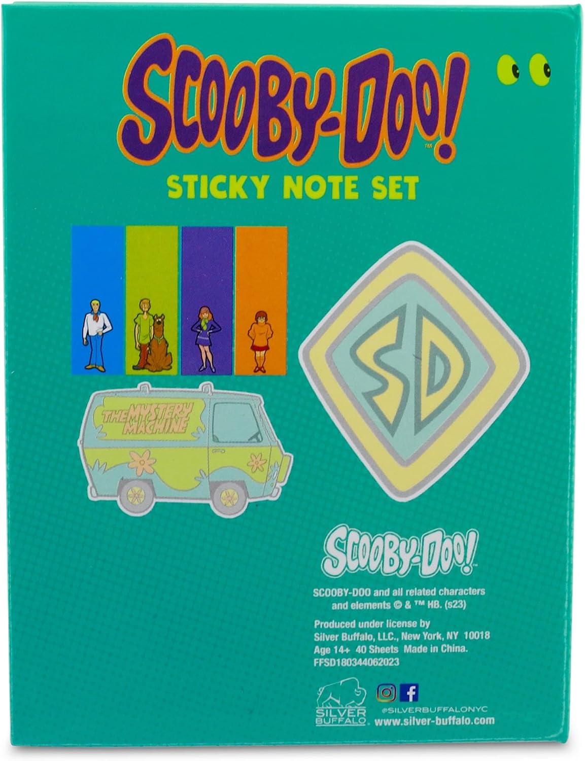 Scooby-Doo Zoinks! Sticky Note and Tab Box Set | Notepad Stationery Paper, School and Office Supplies image 2