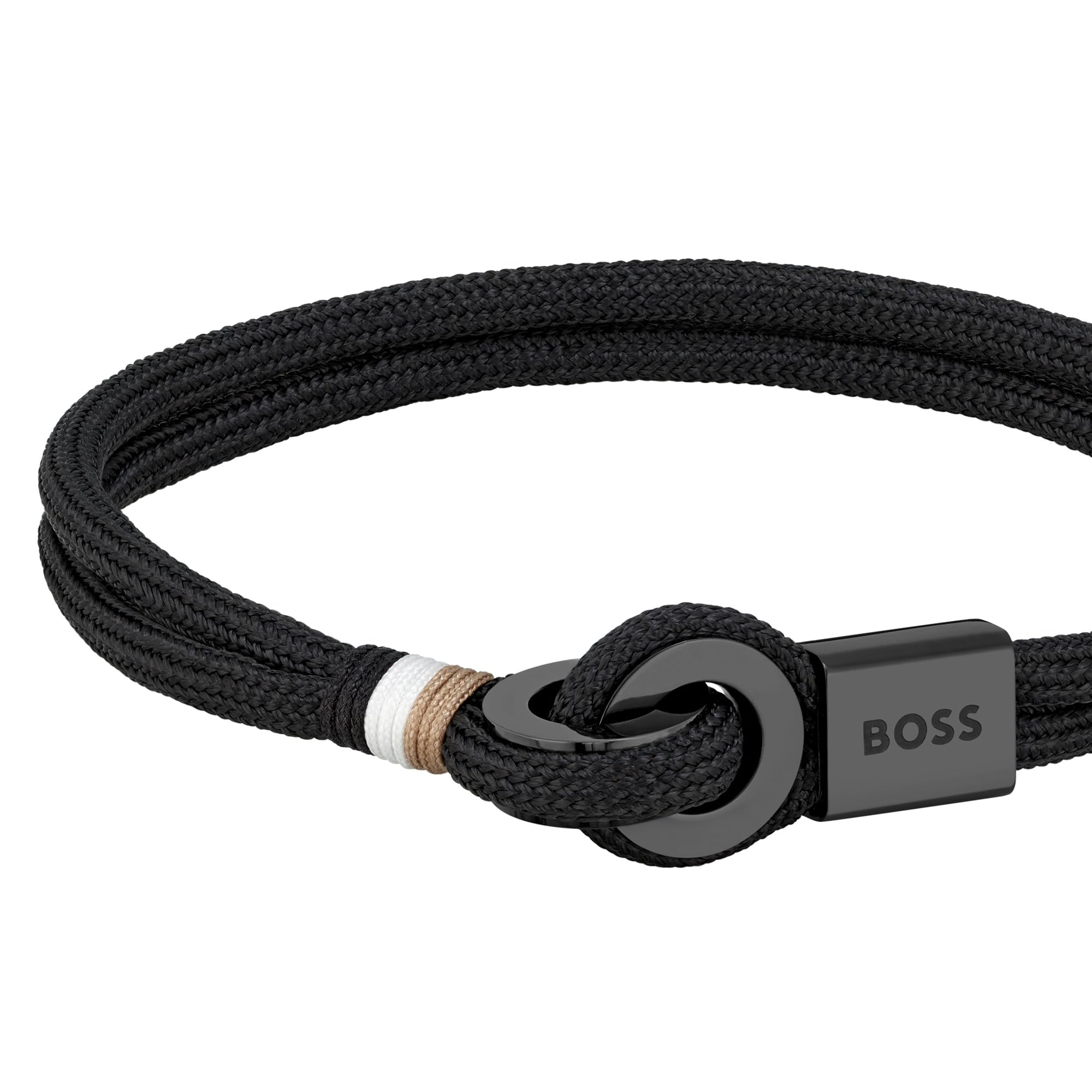 BOSS Jewelry Pulsera para Hombre Colección THAD SPORT de Nailon - Disponible en Diferentes Tallas