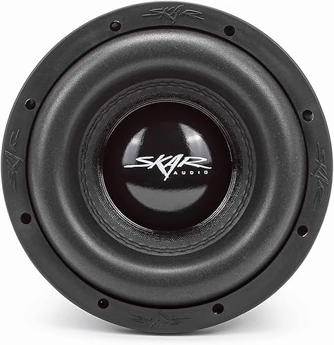 Miniatura 2 de Skar Audio ZVX-D4 D1 - Subwoofer para automóvil de 8 pulgadas, 8 W, potencia máxima dual, 1200 Ohm