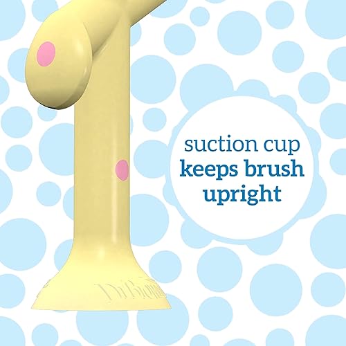 Miniatura 6 de Dr Browns Cepillo de dientes para niños pequeños y bebés flamenco rosaamarillo Cocodrilo, Elephant, Blue, Elephant, Pink, Cepillo de dientes para