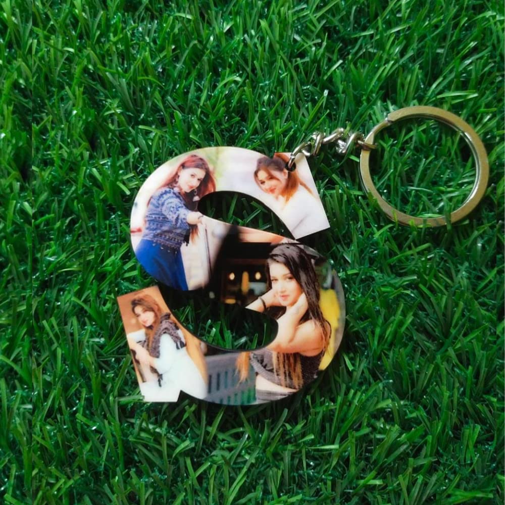 customized alphabet keychain with photo for girls & boys | personalized cute letter keychain with your name for birthday bike home car office gift-image-31
