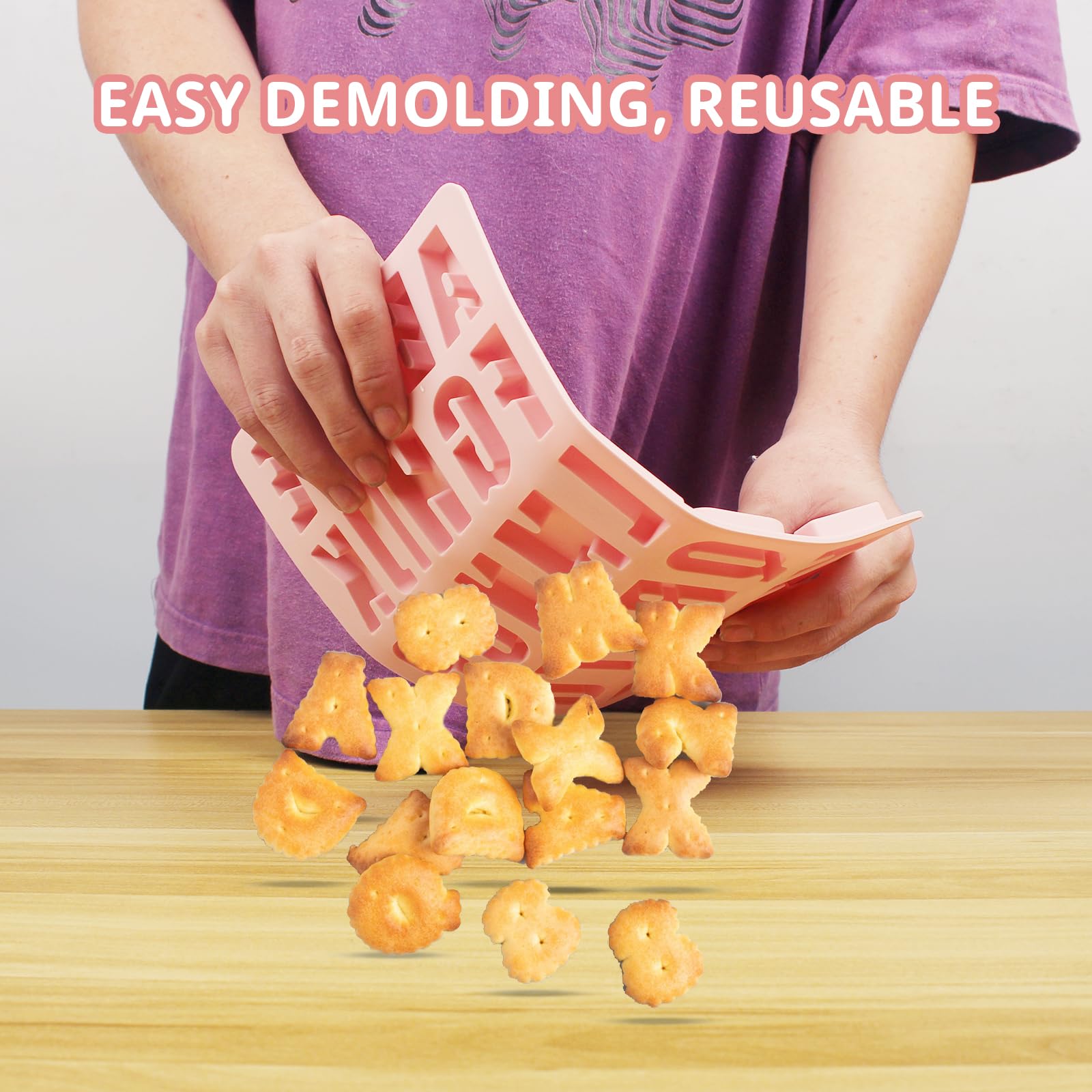 Stampo In Silicone Lettere E Numeri - 2 Pezzi, Per Dolci E Sapone - Foto 2