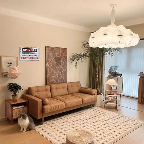 Miniatura 5 de PXIYOU Letrero de metal vintage con texto en inglés Open Bar Proously Serving Whatever You Bring para Man Cave, Cafe Pub, Home Bar, Garage de 8 x 12