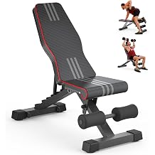 Adjustable/Foldable Weight Bench, 660LBS Home Gym Workout Bench Lifting Sit-up Exercise Bench for Bench Press