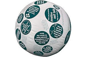 S&S Worldwide Toss 'n Talk-About Positive Attitude Ball: Empowering Conversations & Inner Growth