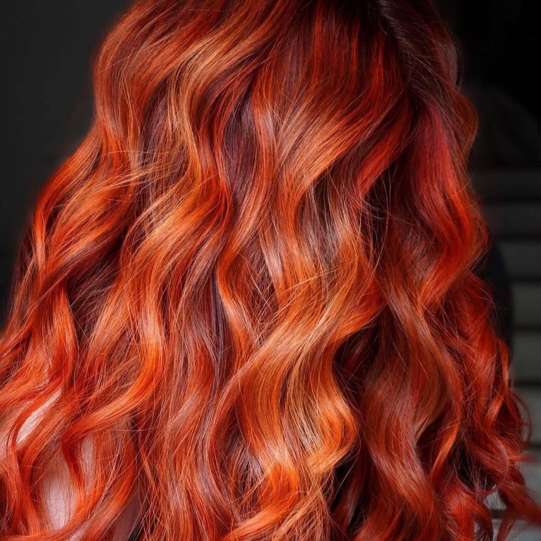 Pallure Color Pigment Refresher Mask, Semi Permanent Hair Color Depositing Conditioner, 8.5 Oz Fiery Red - Image 4