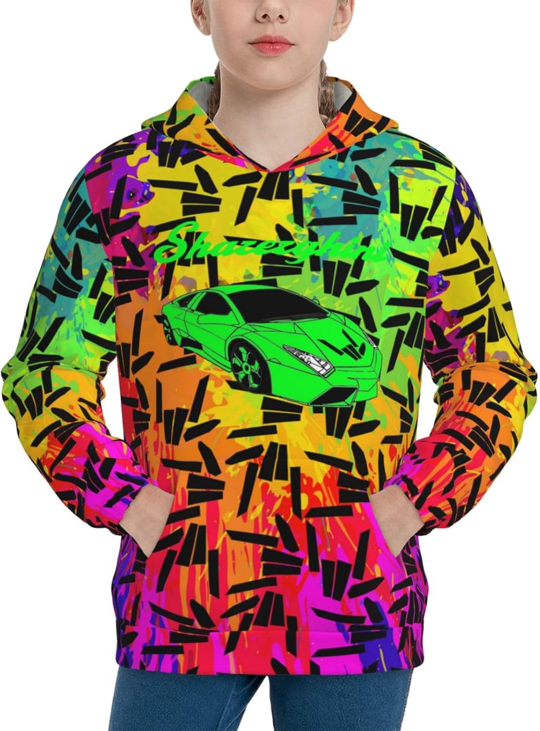 Teenage Hoodie Pullover Casual With Pocket Hooded Sweatshirts