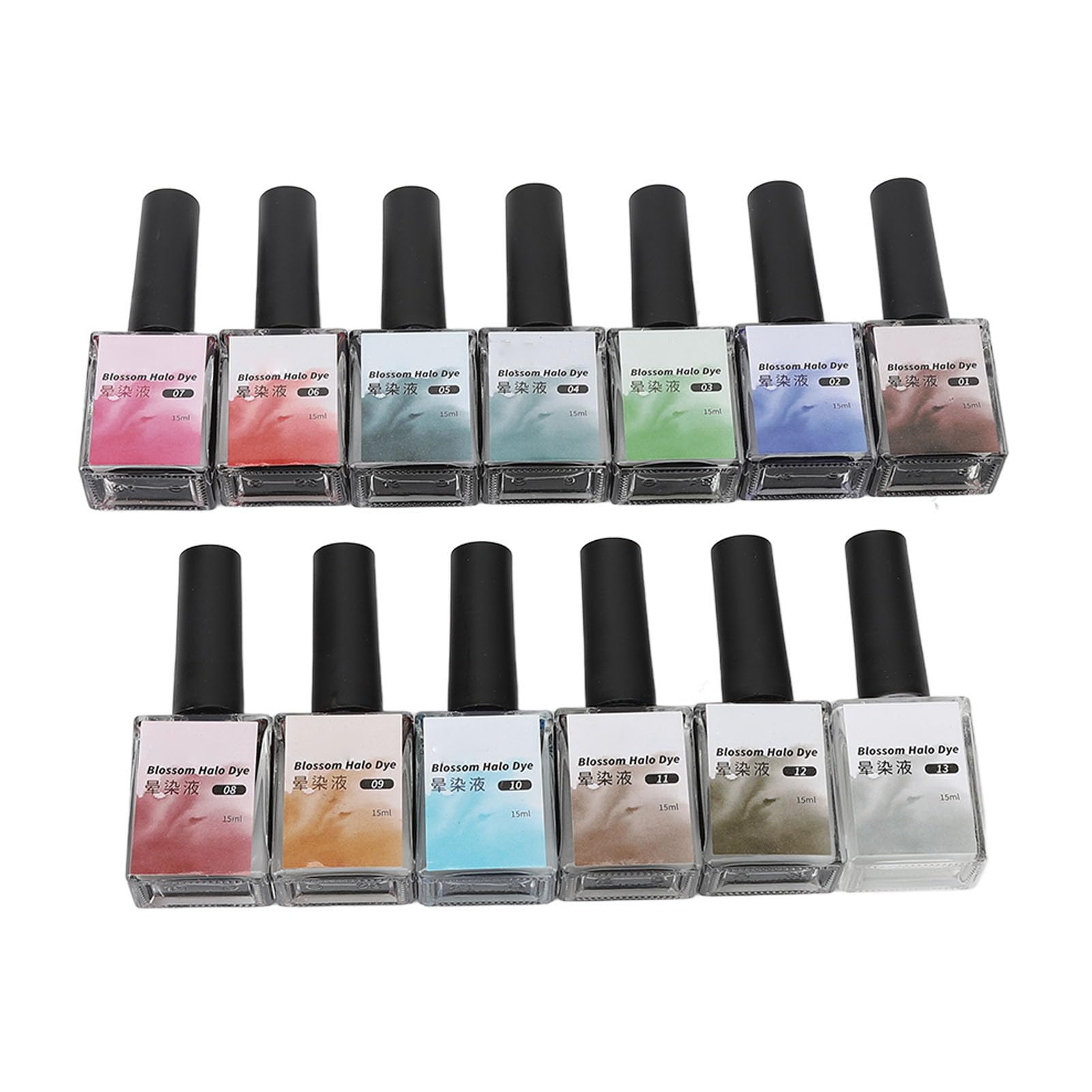 Hidyliu Set Gel Colorante per Smalto Fai Te con 13 Colori, Ideale per gli Appassionati di Manicure Artistica e Nail Art