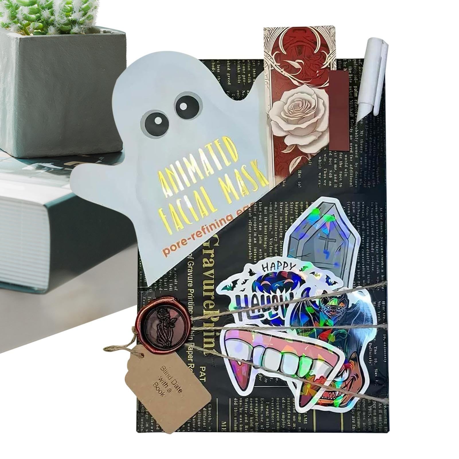 Roman Criminel Mystérieux Hexe & Halloween - Cadeau pour Amoureux des Livres avec Chauves-Souris Fantômes