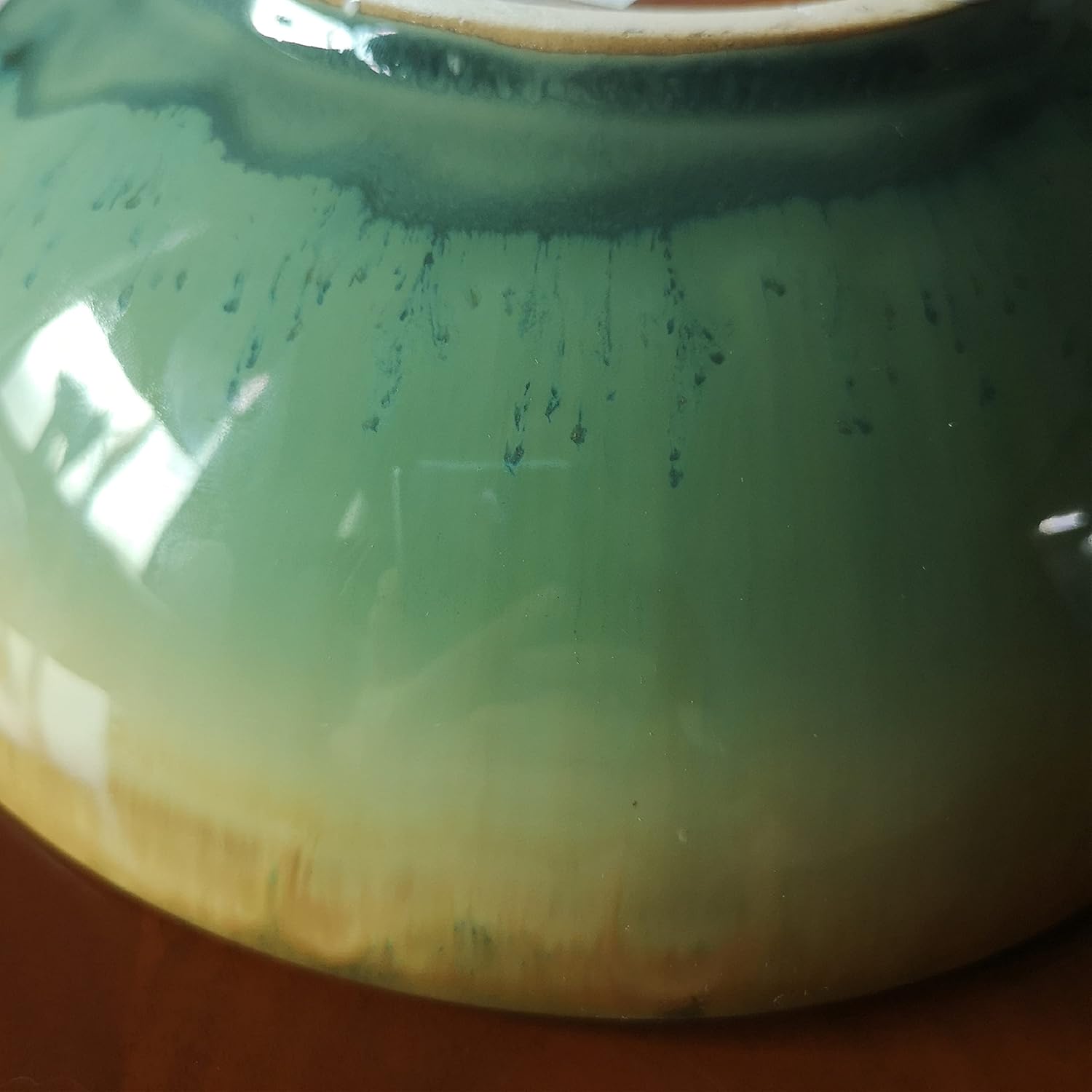 Hosley 9 Inch Diameter Multi Colored Ceramic Bowl. Ideal Gift for Wedding Special Events Perfect for Bowl Orbs Aromatherapy Spa Reiki Meditation Settings. for Decorative Use only Not for Food Use : Home & Kitchen