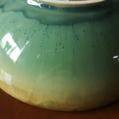 Miniatura 5 de Hosley Cuenco de cerámica multicolor de 9 pulgadas de diámetro Regalo ideal para eventos especiales de boda perfecto para cuencos de orbe