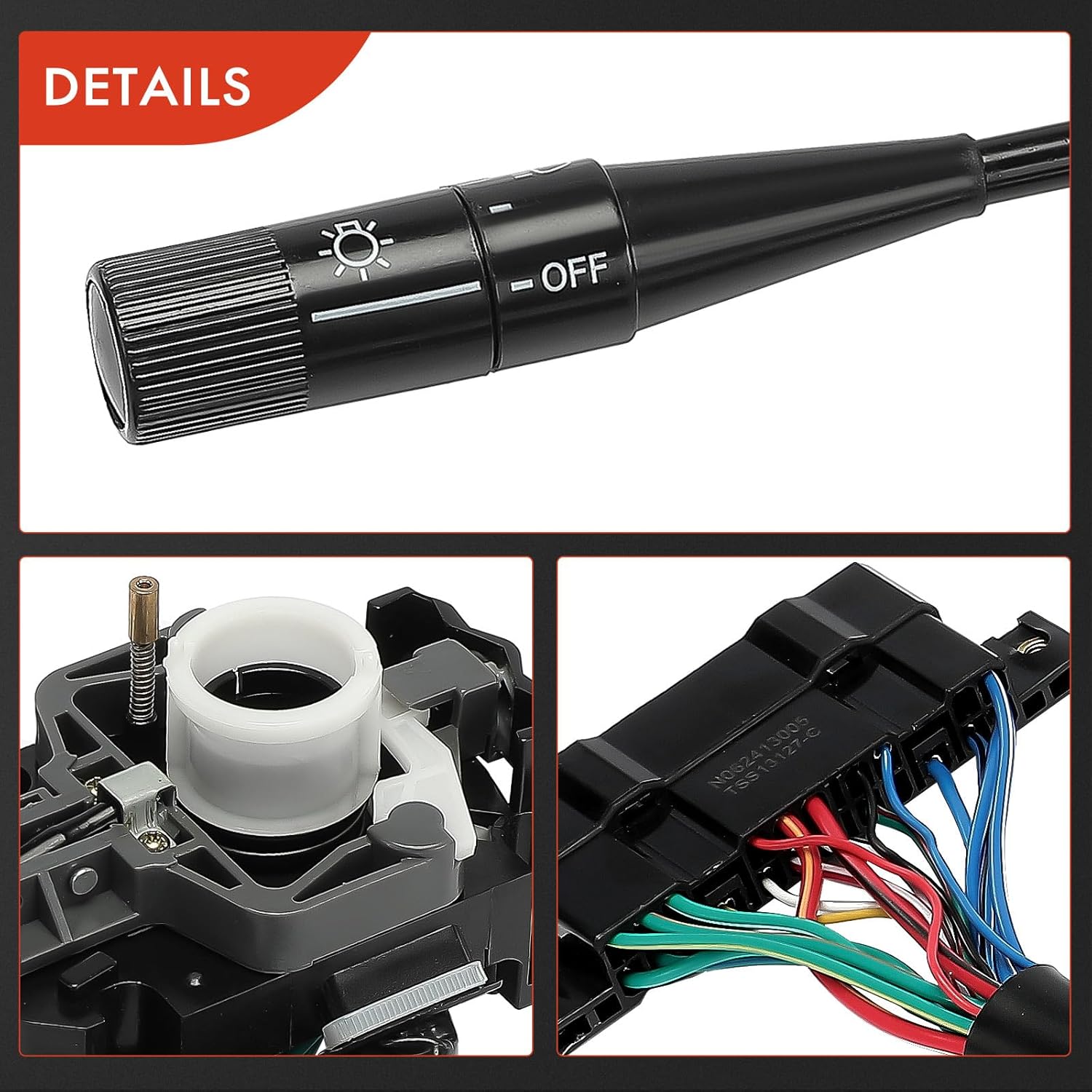 A-Premium Turn Signal Switch, Windshield Wiper, Headlight Dimmer Multifunction Switch Compatible with Toyota Corolla 1980-1983, Pickup 1982-1983, Replace# 1S3127