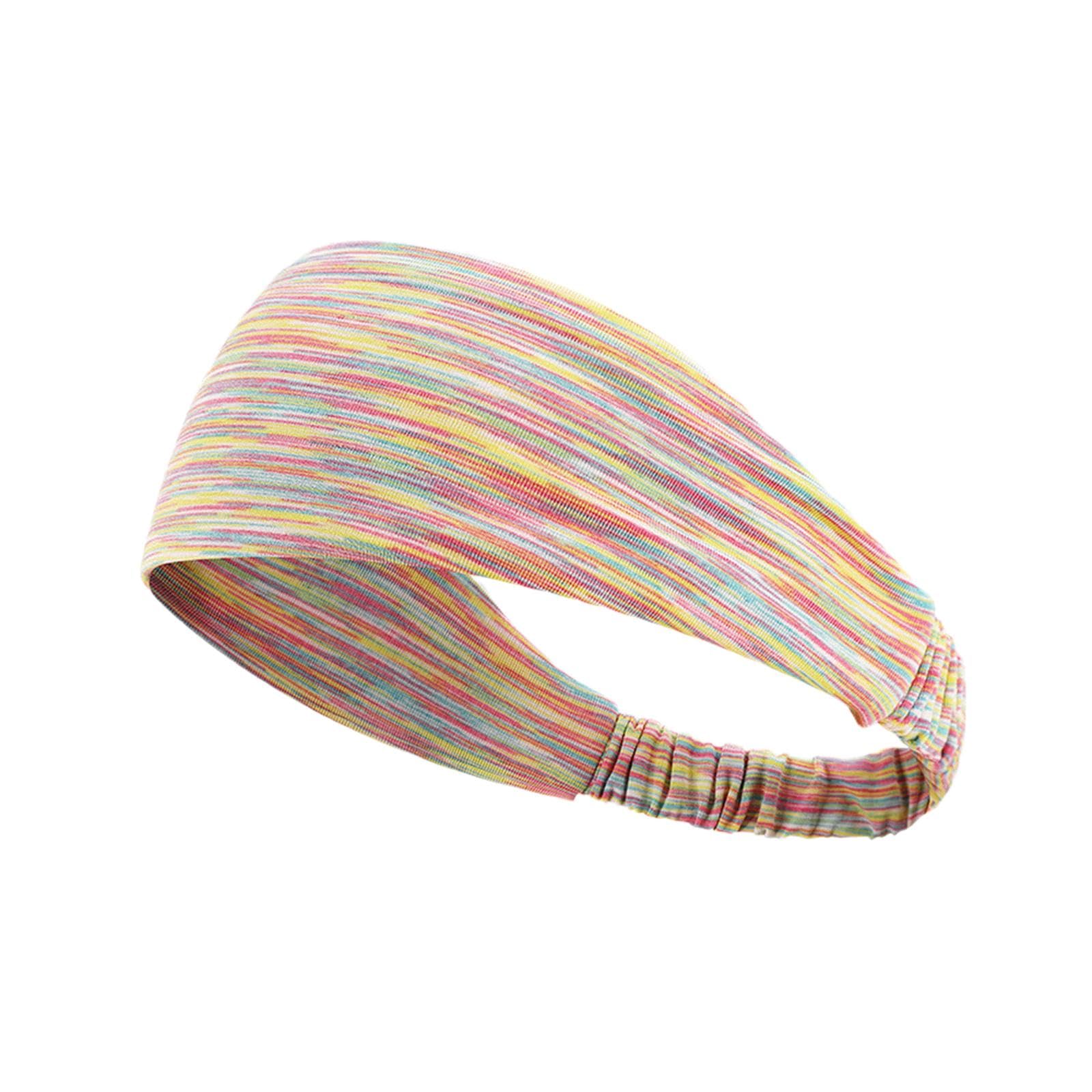 Stretch Fitness Headband Home Gym Portable Sports Football Yoga Hair Band Multicolor-image-30