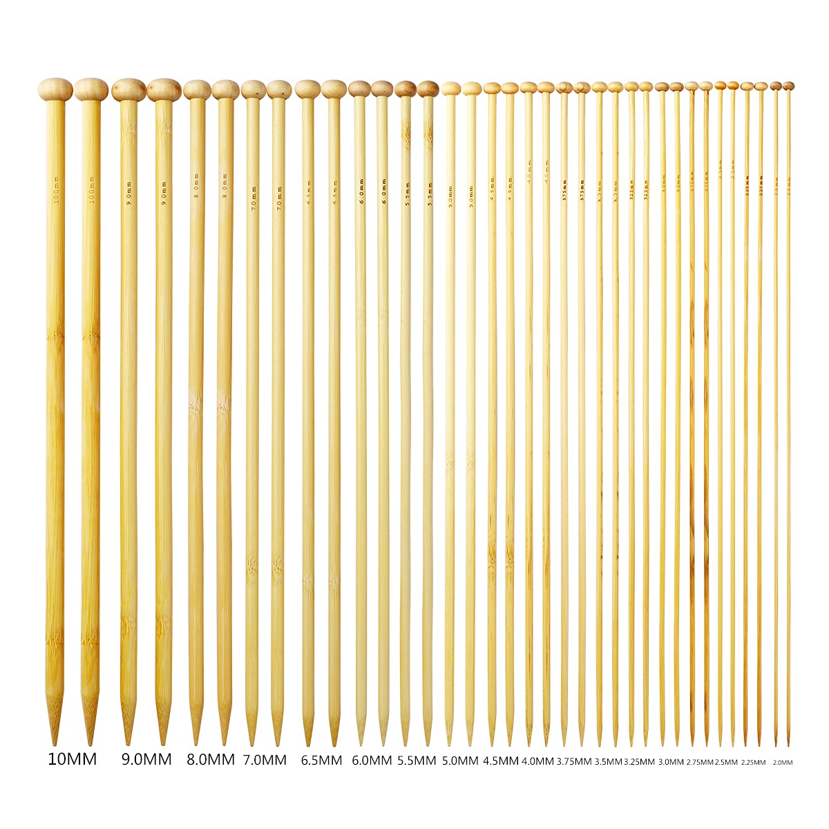 Paquete profesional de herramientas de punto, incluye 18 pares de agujas de tejer y accesorios y estuche portátil, duradero y hermoso kit de bricolaje para cualquier proyecto