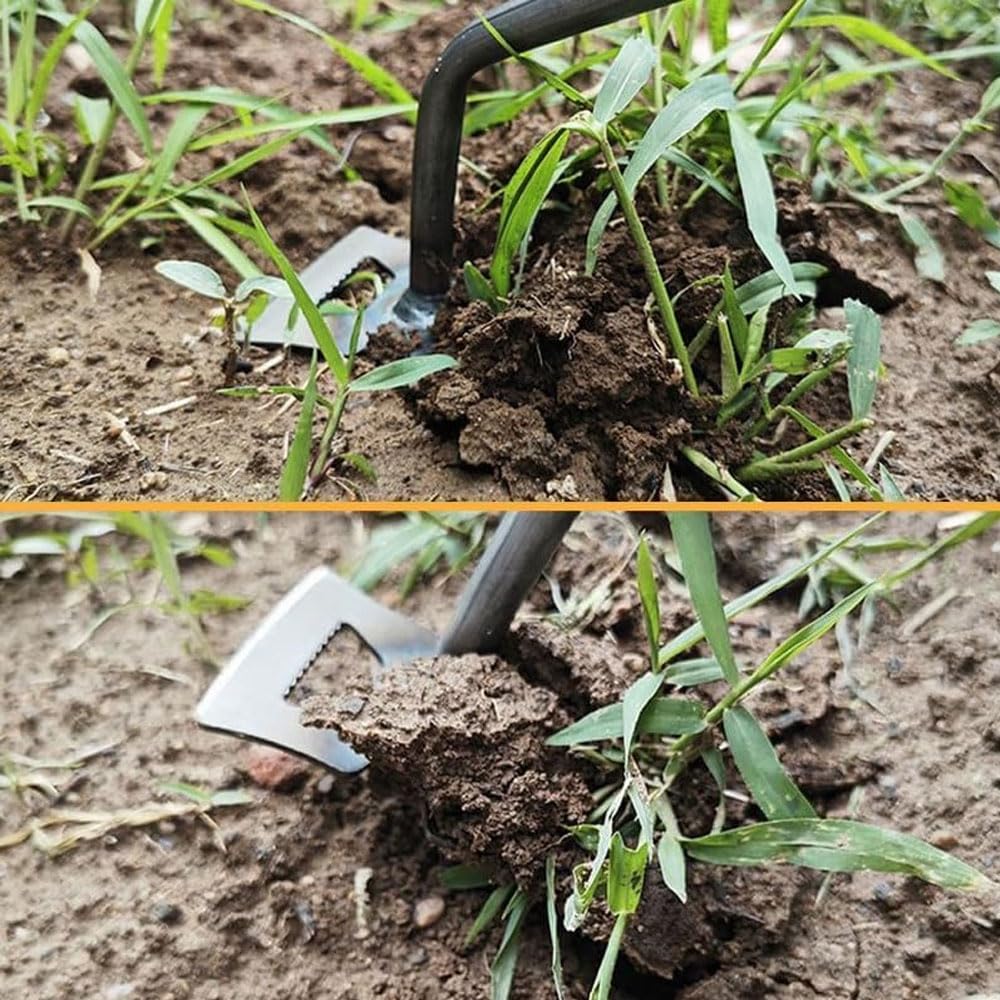 Sarchiatore Manuale 4 Denti TINA - 2 Pezzi In Acciaio Inox Per Giardinaggio